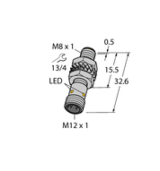 Czujnik indukcyjny BI3-M08KK-AP6X-H1341 - Turck