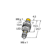 Czujnik indukcyjny NI5-M08KK-AP6X-V1131 - Turck