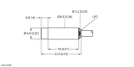 Czujnik indukcyjny NI3-EH6.5K-AN6X - Turck