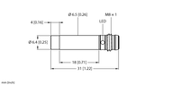 Czujnik indukcyjny NI3-EH6.5K-AP6X-V1131 - Turck