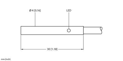 Czujnik indukcyjny BI1-EH04-AN6X - Turck