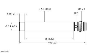 Czujnik indukcyjny NI3-EH6.5-AP6X-V1131 - Turck