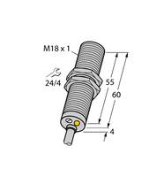 Czujnik indukcyjny BI8-M18-LUAP6X - Turck