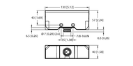 Czujnik indukcyjny NI30-Q130WD-ADZ30X2-B1131 - Turck