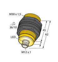 Czujnik indukcyjny NI20U-S30-VP6X-H1141 - Turck