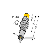 Czujnik indukcyjny NI4-M12-ADZ31X - Turck