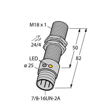 Czujnik indukcyjny BI5U-G18-ADZ30X2-B1331 - Turck