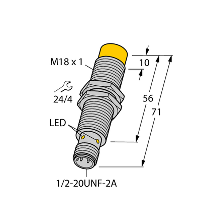 Czujnik indukcyjny NI12U-G18-ADZ30X2-B3331 - Turck