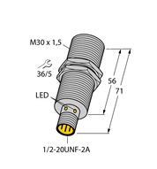 Czujnik indukcyjny BI10U-G30-ADZ30X2-B3131 - Turck