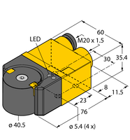 Czujnik indukcyjny kąta RI360P1-DSU35TC-ELI-EXI - Turck