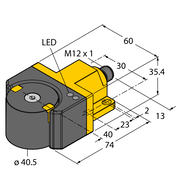 Czujnik indukcyjny kąta RI360P1-DSU35-ELIU5X2-H1151 - Turck