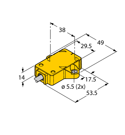 Enkoder miniaturowy RI360P1-QR14-ELIU5X2 - Turck