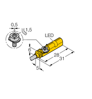 Czujnik magneto-indukcyjny BIM-UNT-AP6X/S1139 7M - Turck