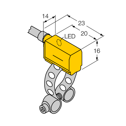 Czujnik magneto-indukcyjny BIM-PST-Y1X - Turck