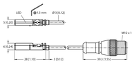 Czujnik magneto-indukcyjny BIM-UNT-AN6X-0.3-RS4 - Turck