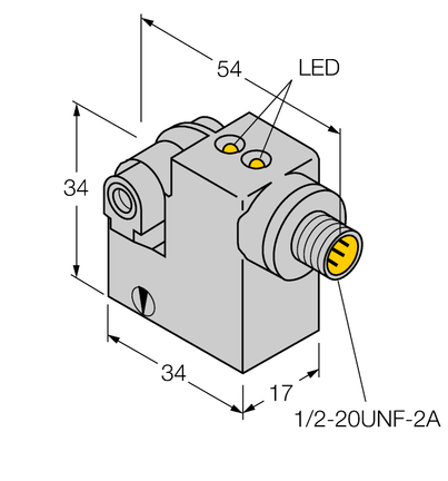 Czujnik magneto-indukcyjny BIM-IKM-AZ3X2-B3131 - Turck