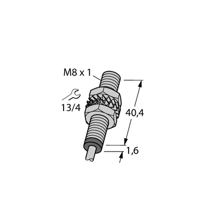 Czujnik indukcyjny BI1.5-EG08-LU - Turck