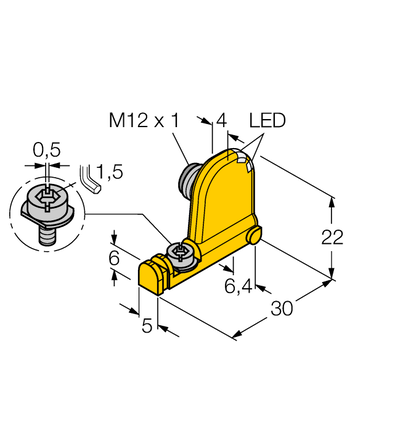 Czujnik magneto-indukcyjny BIM-UNT-AP6X2-H1141 - Turck