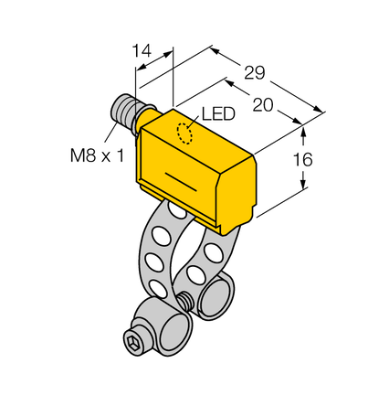 Czujnik magneto-indukcyjny BIM-PST-AN6X-V1131 - Turck