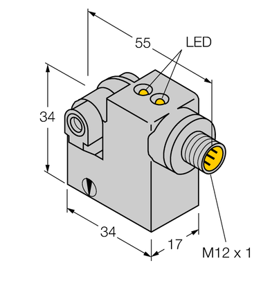 Czujnik magneto-indukcyjny BIM-IKM-AP6X2-H1141/S34 - Turck