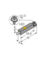Czujnik magneto-indukcyjny BIM-INT-Y1X - Turck