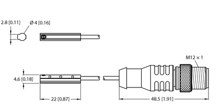 Czujnik magneto-indukcyjny BIM-UNC-AP6X-0.3-RS4 - Turck