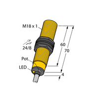 Czujnik pojemnościowy BCE5-S18-AP6X - Turck