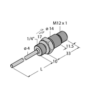 Czujnik temperatury TP-104A-G1/4-H1141-L035 - Turck