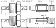 Czujnik temperatury TTM150C-206A-G1/2-LI6-H1140-L250-50/150C - Turck