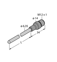 Czujnik temperatury TP-206.35A-CF-H1141-L200 - Turck