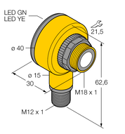 Czujnik ultradźwiękowy T186UEQ - Turck