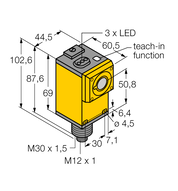 Czujnik ultradźwiękowy Q45UBB63DAQ6 - Turck