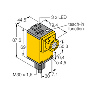 Czujnik ultradźwiękowy Q45ULIU64BCR - Turck