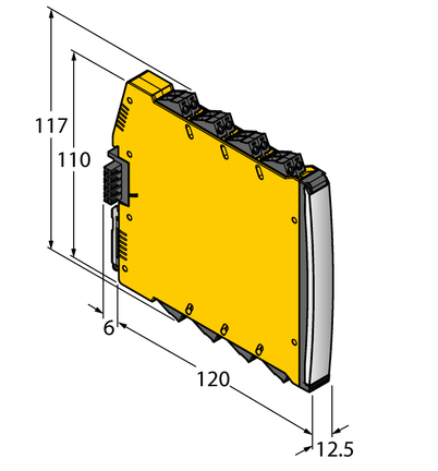 Elektrozawór IMX12-DO01-2U-2U-PR/24VDC - Turck