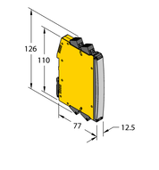 Izolator sygnału analogowego IMXK12-AO01-1I-1I-H0/24VDC/CC - Turck
