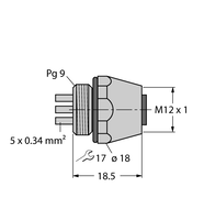 Element dla systemów sieciowych FKW5L - Turck