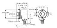 Enkoder inkrementalny REI-05I6E-2H200-H1181 - Turck