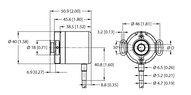 Enkoder inkrementalny REI-E-112I8E-2B512-C - Turck