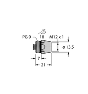 Gniazdo DeviceNet FK 57 - Turck