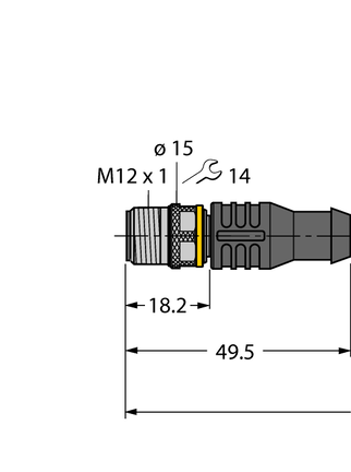 Kabel komunikacyjny IO-Link IOL-COM/3M - Turck