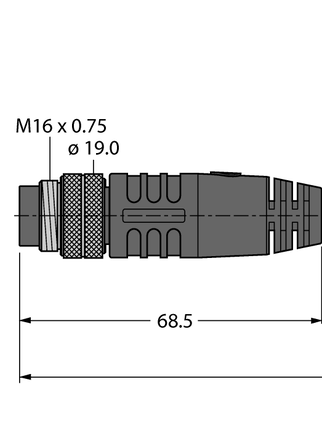 Przewód czujnika i elementu wykonawczego BSM19-E01-3/S90 - Turck