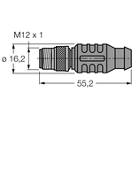 Kabel przyłączeniowy PROFIBUS RSSW-D9T451-2M - Turck