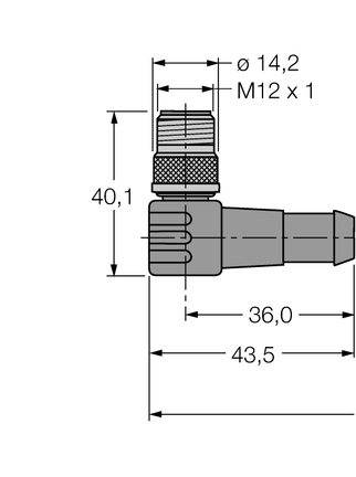 Kabel przyłączeniowy PROFIBUS WSSW 456-3M - Turck