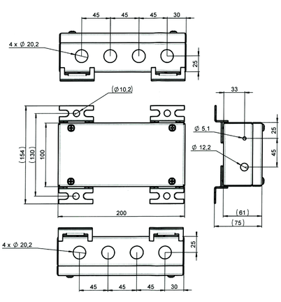 Koncentrator IP66, 6-kanałowy JBBS-49SC-T435 - Turck