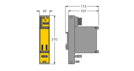 Kaseta montażowa do systemu DPC DPC-49-1RMB - Turck