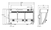 Multibariera, 8-kanałowa MBD40-8R/EX - Turck