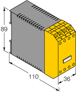 Kontroler poziomu MK91-12-R/230VAC - Turck