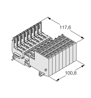 Moduł bazowy systemu BL20 BL20-B3S-SBB - Turck