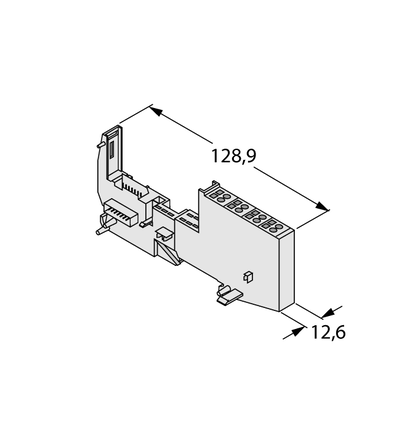 Moduł bazowy systemu BL20 BL20-P4T-SBBC-G - Turck