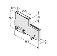 Moduł ekonomiczny BL20 BL20-E-10GNDL - Turck